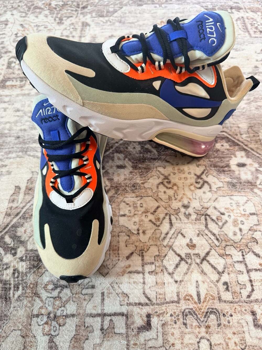 Nike Air Max 270 React CI3899-200 Sneakers Size 9